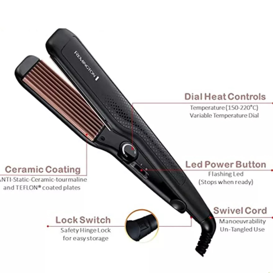 Remington Ceramic Crimp Hair Curler - S3580